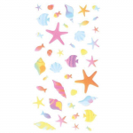 Stickers 3D Puffies Sir&egrave;nes et coquillages
