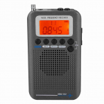 Lennuki sagedusala raadiovastuv&otilde;tja VHF kaasaskantav t&auml;issageduslik raadiosalvesti (Hall) must