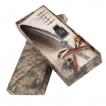 Inglise kalligraafia sulgedega sulepliiats kirjutustindi komplekt kirjatarvete kinkekarp 5 otsaga must