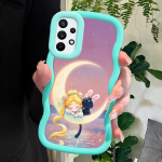 V&auml;rvitud mustriga Big Wave Edge pehmest silikoonmaterjalist Macaron telefoni&uuml;mbris, p&otilde;rutuskindel kaitsev kummist korpus Samsung Xiaomi Poco Redmi jaoks Redmi Note 10 Pro sinine