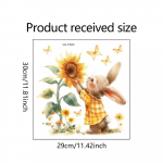 Kahepoolne v&auml;rvilised lilled liblikas seinakleebis elektrostaatiline pasta, aknaklaasi pasta N&auml;htav dekoratiivne seinakleebis 29*30cm