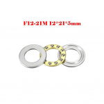 Stantsitud terasest puuri t&otilde;ukej&otilde;u kuullaager Miniatuursed &uuml;lit&auml;psed lamelaagrid F12-21M 12*21*5mm