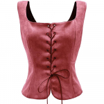 Renaissance Viking Cos Suit Vest Suede Vest Halloweeni kost&uuml;&uuml;m L must