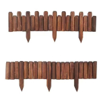 V&auml;liskorrosioonivastane puidust aiatara lillepeenarde ja kaunistuste jaoks Carbonized