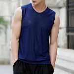 Suured, hingavad varrukateta topid, suvised kiirelt kuivavad sportlikud fitness-meeste vestid, v&auml;rvilised singlid 2XL