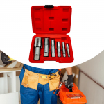 6 tk NPT torukeermepuurid 1 3/4 1/2 3/8 1/4 1/8 K&auml;sit&ouml;&ouml;riist keermete tegemiseks DIY-ks Metallile, Alumiiniumile, Plastile