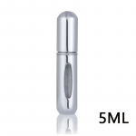 Kaasaskantav reisiparf&uuml;&uuml;mipudel 5 ml p&otilde;hjaga t&auml;idisega vedela mahutiga kosmeetika pihustuspudeli presspea 5ML