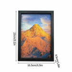 Turvaliste erarahakastide peitmine V&otilde;ltsn&auml;htuse salajane pildiraam varjatud salakambriga. Olulise eseme peitmine must