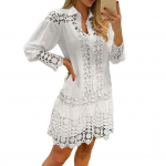 Naiste Strasskaelakee Kuubiline Tsirkoon Choker Kaelakee Lihtne Allergiavastane S&auml;rav M valge