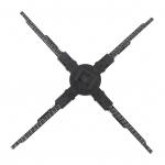 3D Holograafiline Ventilaator 50cm 510x1400P Resolutsioon 510 LEDi 4GB M&auml;lu Toetab PC Tarkvara APP Redigeerimist US Plug