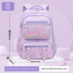 2023 Veekindel Kerge Seljakott T&uuml;drukutele, Vanuses 1-6, Seljakaitsega, Suure Mahutavusega