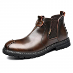 Luksusbr&auml;nd Meeste Nahksaapad Itaalia V&auml;litingimustesse &Auml;ri Disainer T&ouml;&ouml;kingad Ankle Boots Meestele K&auml;sit&ouml;&ouml; Formaalne Vabaaja Jalan&otilde;ud 38 pruun
