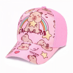 Kuum M&uuml;&uuml;k Laste Multifilm Kapibara Prindiga M&uuml;ts Poistele T&uuml;drukutele V&auml;ljas P&auml;ikesekaitse Armas Kapibara M&uuml;ts Armas Laste Pesapallim&uuml;ts 50cm-54cm