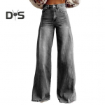 Naiste laia s&auml;&auml;rega p&uuml;ksid k&otilde;rge v&ouml;&ouml;kohaga 3D-print vabaaja p&uuml;ksid taskutega n&ouml;&ouml;bi ja lukuga sulguriga teksap&uuml;ksid S pruun