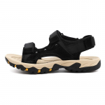 39-47 meeste sandaalid, suvine mood Kerged vabaaja nahast kellukesed jalatsid, suured sandaalid 39 must