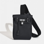 2025 Uus Unisex Pealmine Kiht Lehma Nahast Rinnakott &Otilde;lakott Ehtsast Nahast Seljakott Lukuga Riputatava Kaunistusega 17 x 8 x 27CM+silver buckle must