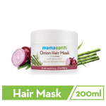 Mamaearth's Onion Hair Mask for Hairfall Control with Organic Bamboo Vinegar 200ml