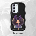 V&auml;rvitud muster Big Wave Edge pehme silikoon materjal Macaron telefoni &uuml;mbris p&otilde;rutuskindel kaitsev kummist korpus OnePlus Vivo Motorola Moto jaoks Motorola Moto G04S must