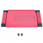 Alumiiniumisulamist Voodi Kokkup&ouml;&ouml;ratav S&uuml;learvuti S&uuml;learvuti Reguleeritav Arvutilaud Laua StatiivRoosipunane