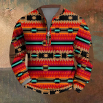 Meeste Retro Casual gradienttr&uuml;kiga kampsun XXL