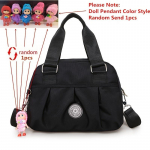 Moodne nailonist crossbody kott, &uuml;hev&auml;rviline &otilde;lakott, naiste vabaaja k&auml;ekott ja rahakott