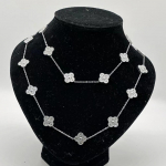 &Otilde;nnelik neljaleheline ristikhein kaelakee kampsunikett naiste mood mitmek&uuml;lgne pikk rangluukett kahepoolne kesta ehted 15MM-90CM-large