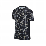 Nike Academy Dri-Fit SS25 Chelsea Slim Fit Mugav Kiiresti Kuivav L&uuml;hikeste Varrukatega Jalgpallis&auml;rk Meeste topid Must Kookospiim Meeskonna-Kuld IF3967-010 S