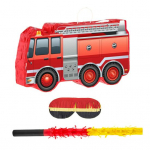 Tulet&otilde;rjeauto Pinata pulgaga, silmak&ouml;ide, konfeti. V&auml;ike tulet&otilde;rjuja s&uuml;nnip&auml;evakaunistus lastele, poistele. Tulet&otilde;rjeauto teemaline s&uuml;nnip&auml;evapeo tarvikud. Sets