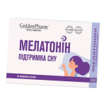 Melatoniini tabletid, Melatonin 1, Golden Pharm 20 tabletti (72519007) 20tab
