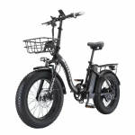 Elektrijalgratas KETELES KF9 E Bike Kokkupandav 20*4,0 tolli rasvarehviga maastikujalgratas 1000W mootor 35AH eemaldatava akuga elektrijalgratas black 1000W35AH
