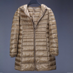 &Uuml;likerged naiste udunjakid Udunjope Pikk puhvjakk See kapuutsiga mantel S