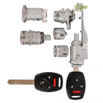 2003-2007 Honda Accord s&uuml;&uuml;tel&uuml;liti, uksilukk, pagasiruumi lukk ja v&otilde;tmete komplekt Uus