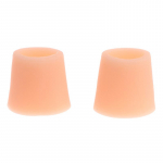 2 tk/partii silikoongeel Little Toe Tube konnasilmad villid Corrector Pinkie Protector geel Bunion varvaste s&otilde;rmekaitse geel varrukas