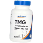 Beetainvesinikkloriid, TMG 750, Nutricost 120kaps (72647059) 120caps