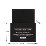 Bamboo charcoal black soap, handmade soap, bath soap, body cleansing soap. 2