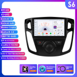 Ossuret 8G RAM 128G ROM AI H&auml;&auml;ljuhtimisega 2-DIN Android Auto Raadio Ford Focus 3 2012-2017 MK3 jaoks Carplay Automeedia GPS Navigatsioon 2DIN Intelligentne Autoradio S6 8Core 6G 64G AI