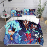Dandy's World Voodikomplektid Voodikate Tekk Voodikate Padjap&uuml;&uuml;r 2-3-osalised komplektid Laste T&auml;iskasvanute Magamistoa Sisustus US Full 203x228cm