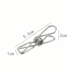 Mitmeotstarbelised roostevabast terasest klambrid riiden&otilde;elad tihvtid hoidikud riideklambrid tihendusklambrid majapidamises kasutatavad riidel&otilde;ksud 10 Pcs