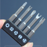5 tk Erikujuline kruvikeeraja komplekt 50 mm U-kujuline Y-t&uuml;&uuml;pi kolmnurkne sisemine rist kolme punktiga kruvikeeraja otsik 5 PCS