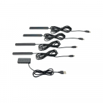 Tsuchiya Yak PF-414 Autotarvikud, Valgustus, Vikerkaare p&otilde;randavalgustus, L&uuml;hike, Pakk 4 tk must