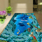 3D Vaip Elutuba Mustusekindel ja Lihtsalt Hooldatav Magamistuba ja Majapidamine Libisemiskindel Diivani Kohvilaua Vaip 80 * 120cm