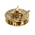 7,62 cm T&auml;ismessingist Meres&otilde;idu P&auml;ikesekell Kompass Mereteemaline Dekor Piraadi Kingitus