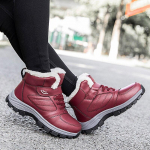 Talvised paari vabaajasaapad Stiilsed nahast k&otilde;rged tossud meestele V&auml;listingimustes kasutatavad sooja pl&uuml;&uuml;svoodriga naiste kingad 37 punane