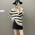 Qinghe 100% puhas ka&scaron;miir naiste kampsun - &Uuml;lipehme luksuslik talvine pullover XXL must