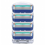 4 &uuml;hikut/partii Professionaalne 5 Capas habemenuga meestele, teravate teradega 4 pcs