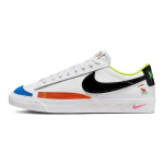 Nike Blazer Low 77 GS Valge Mitmev&auml;rviline Laste tossud Must Signaalsinine DV1747-101 36