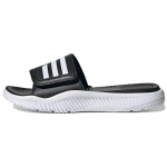 Adidas Alphabounce Sandaalid Must Valge Unisex Tossud Core-Black Cloud-White GY9415 40&frac12;