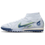 Nike Mercurial Superfly 8 Academy TF Hall Hele Merev&auml;gi Unisex Tennised Jalgpall-Hall Volt Tume-Marina-Sinine DJ2878-054 45