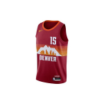 Nike Retro Korvpallivorm, F&auml;nniversioon, Denver Nuggets, Nikola Jokic Nr. 15 Meeste S&auml;rke Karmiinpunane CN1725-615 M