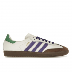 Adidas Samba OG Off White Lilla Roheline Naiste Tennised Kreemjas Collegiate-Lilla Kasutatud-Roheline ID8349 42